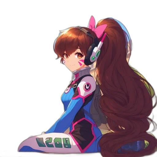 robot, anime, concept art, pixel art transparent PNG cut-out