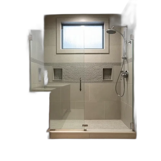 3d render, photorealistic, modern, bathroom transparent PNG cut-out