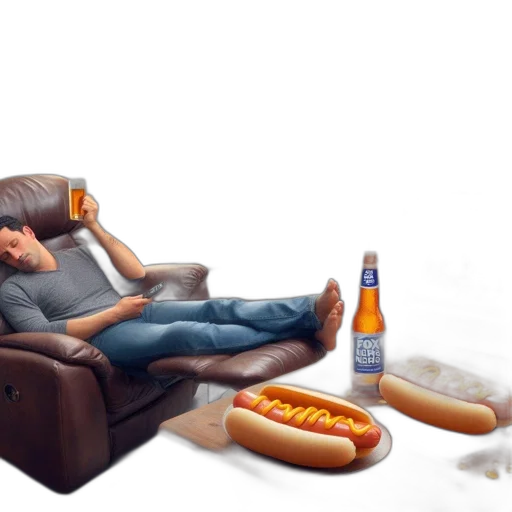 furniture, food, 3d render, concept art transparent PNG cut-out