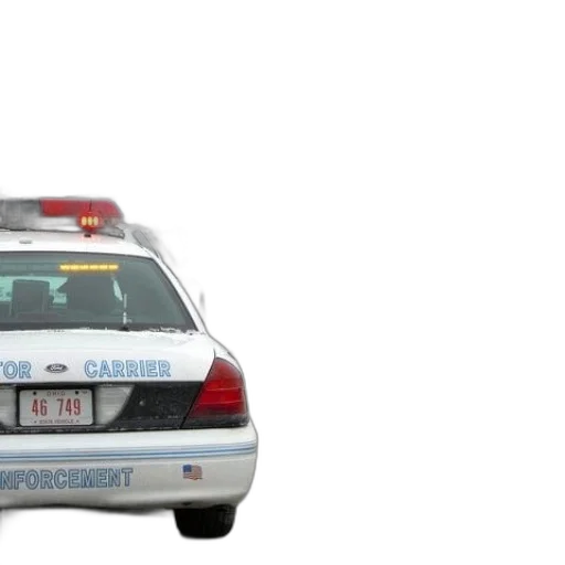 car, staff, 3d render, police transparent PNG cut-out