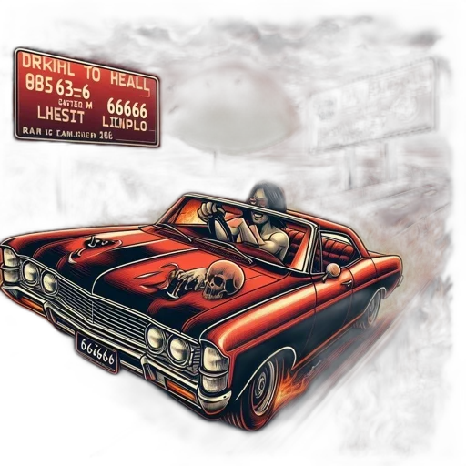 car, concept art, comic book art, photorealistic transparent PNG cut-out