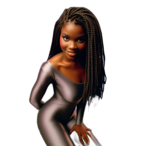 hair, dress, robot, concept art transparent PNG cut-out