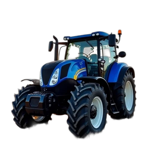 new, holland, agriculture, tractors transparent PNG cut-out