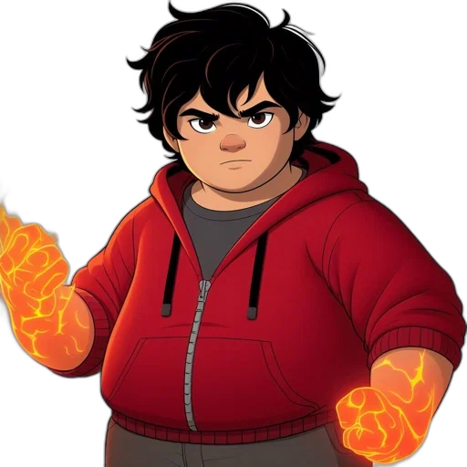 jacket, staff, dragon, concept art transparent PNG cut-out