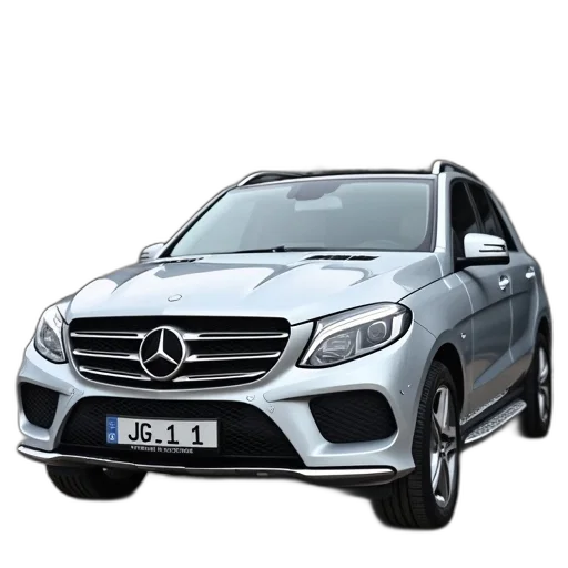 car, 3d render, photorealistic, silver transparent PNG cut-out