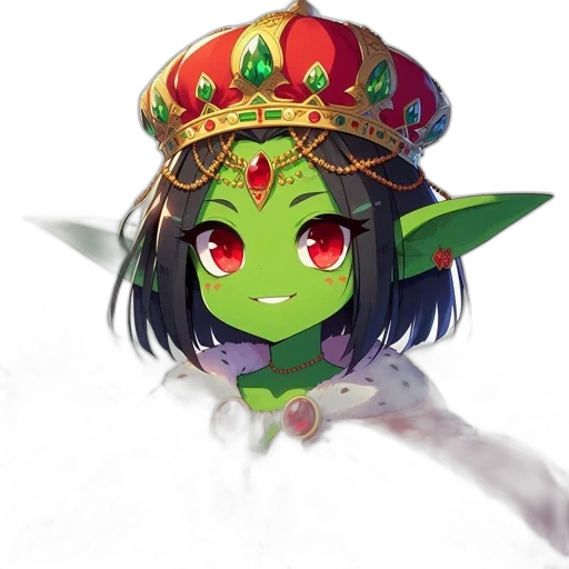 crown, staff, hat, mask transparent PNG cut-out