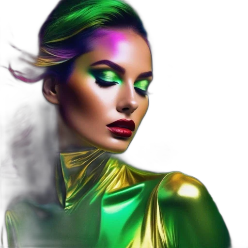 jewelry, face, photorealistic, fantasy art transparent PNG cut-out