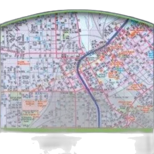 detailed, map, cedar, rapids transparent PNG cut-out