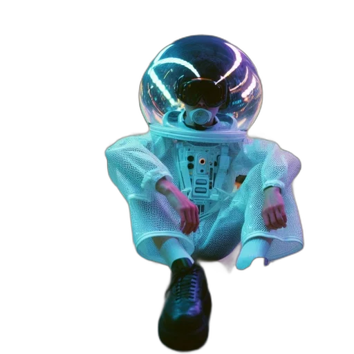 robot, staff, jacket, mask transparent PNG cut-out