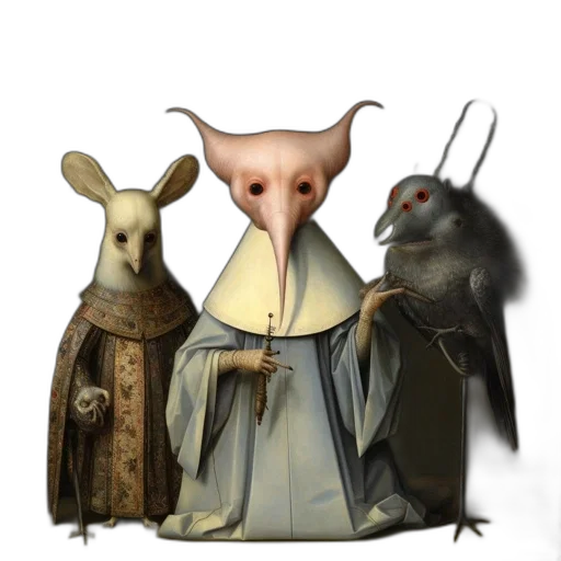 animal, staff, mask, creature transparent PNG cut-out