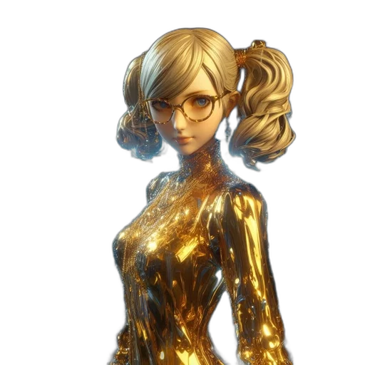 dress, staff, mask, hair transparent PNG cut-out