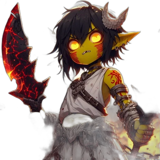 staff, mask, dragon, weapon transparent PNG cut-out