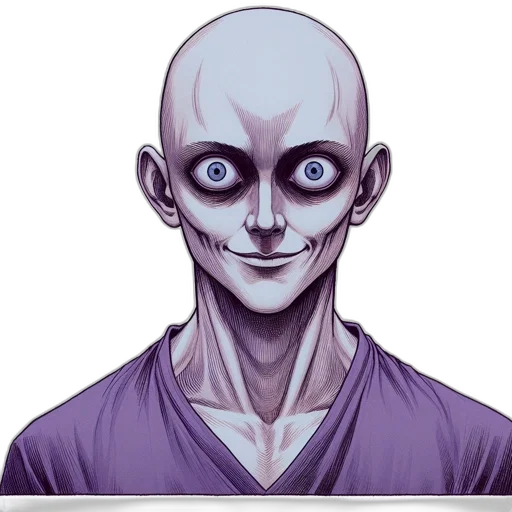 face, mask, creature, staff transparent PNG cut-out