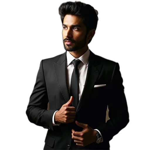 photorealistic, cartoon, actor, person transparent PNG cut-out