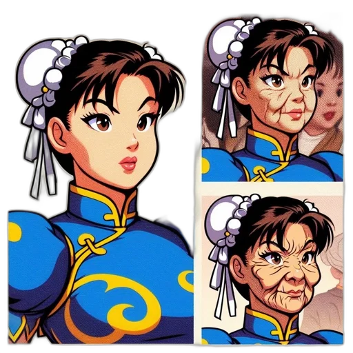 face, comic book art, concept art, pixel art transparent PNG cut-out