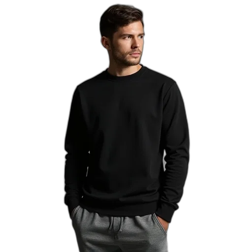 jacket, monochrome, dark, man transparent PNG cut-out