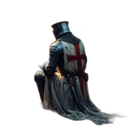 crown, sword, hat, jacket transparent PNG cut-out