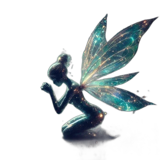 flower, creature, dragon, staff transparent PNG cut-out