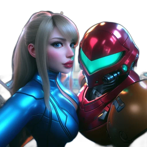 robot, concept art, 3d render, comic book art transparent PNG cut-out