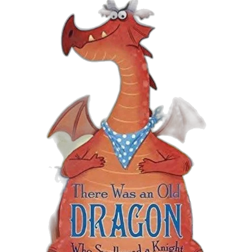 dragon, whimsical, children, book transparent PNG cut-out