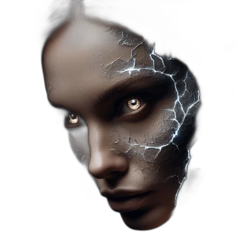 face, robot, jewelry, mask transparent PNG cut-out