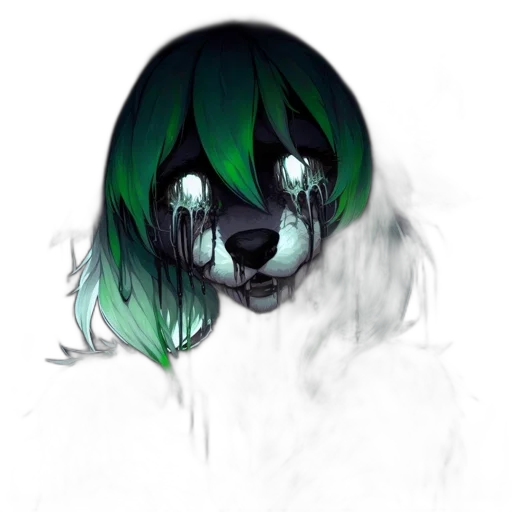 mask, creature, face, hair transparent PNG cut-out