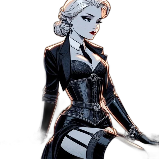 comic book art, concept art, cartoon, fantasy art transparent PNG cut-out