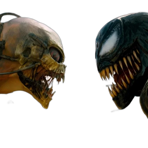 mask, creature, concept art, 3d render transparent PNG cut-out