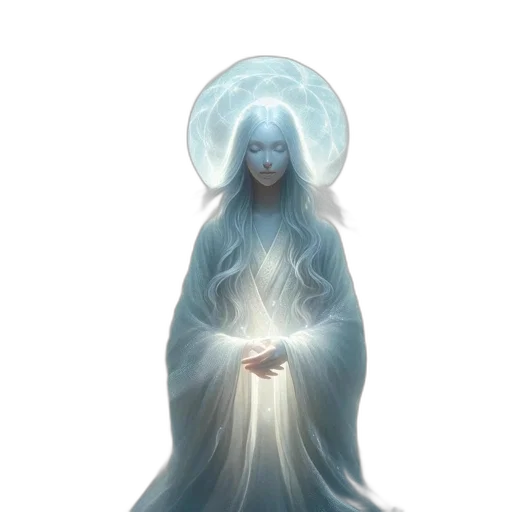 dress, staff, fantasy art, concept art transparent PNG cut-out