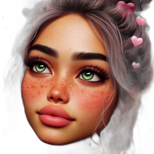 face, mask, creature, photorealistic transparent PNG cut-out