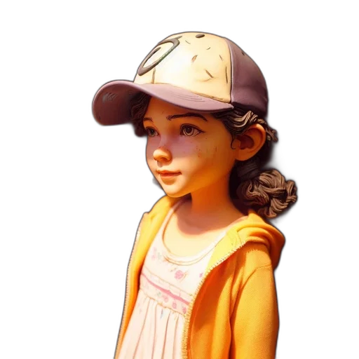 hat, face, jacket, dress transparent PNG cut-out