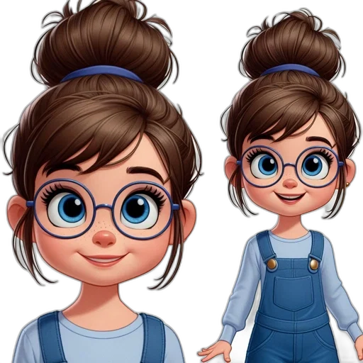 face, cartoon, concept art, 3d render transparent PNG cut-out