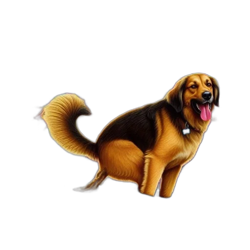 animal, creature, staff, photorealistic transparent PNG cut-out