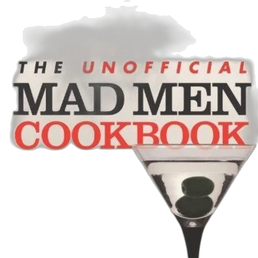 unofficial, mad, men, cookbook transparent PNG cut-out