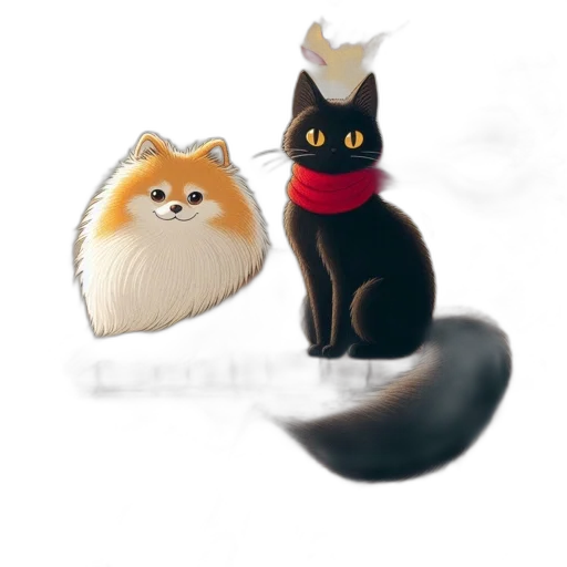 staff, animal, hat, creature transparent PNG cut-out