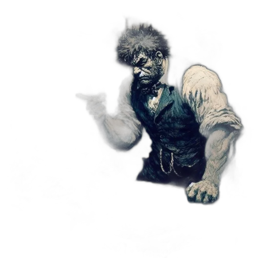 creature, animal, mask, staff transparent PNG cut-out