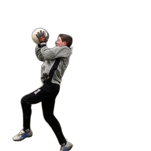 jacket, soccer, goalie, action transparent PNG cut-out