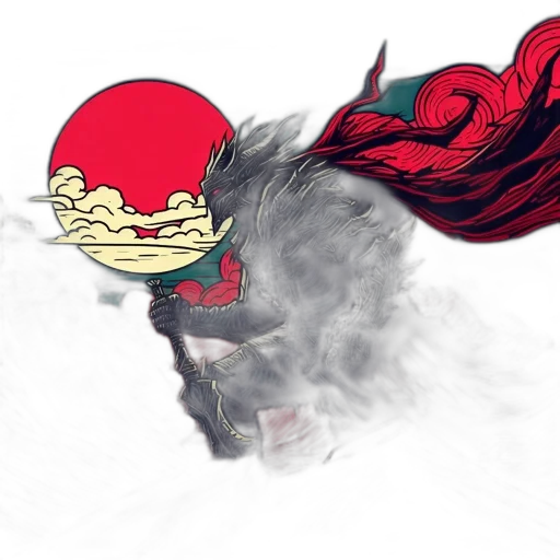 dragon, mask, creature, hat transparent PNG cut-out