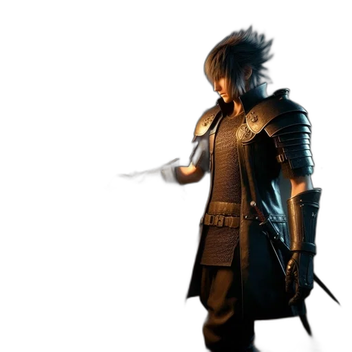sword, jacket, weapon, staff transparent PNG cut-out