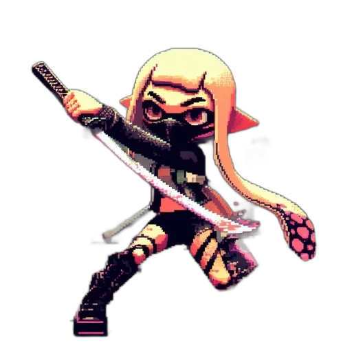 weapon, staff, jacket, animal transparent PNG cut-out