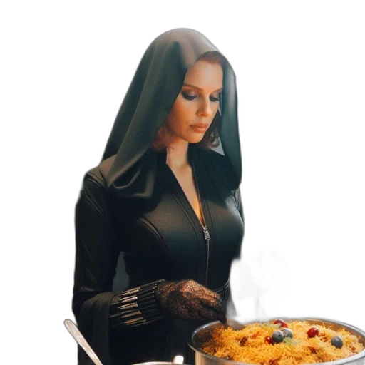 food, dress, 3d render, concept art transparent PNG cut-out