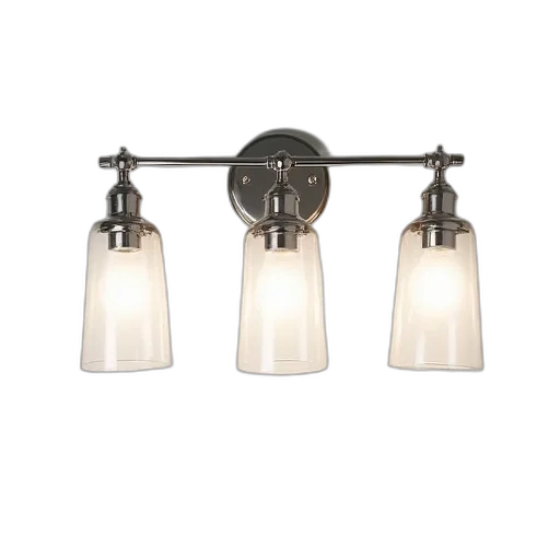 three, light, vanity, fixture transparent PNG cut-out