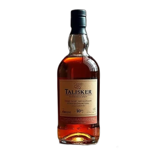 bottle, talisker, year, old transparent PNG cut-out
