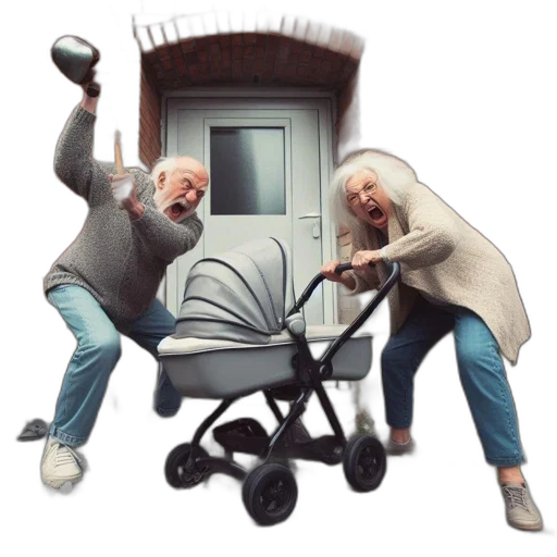 furniture, umbrella, car, robot transparent PNG cut-out