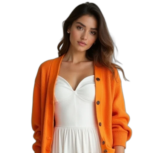 jacket, dress, colorful, monochrome transparent PNG cut-out