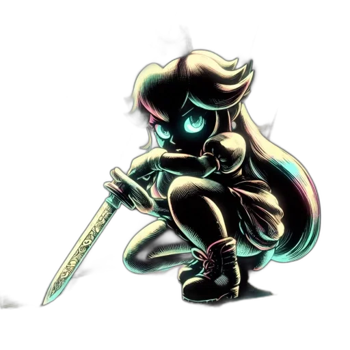 sword, staff, weapon, robot transparent PNG cut-out