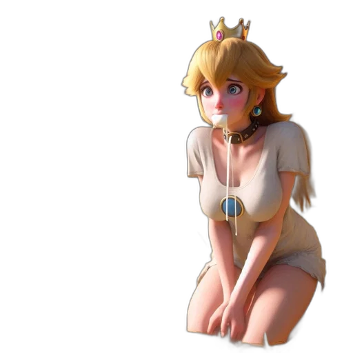 crown, dress, staff, weapon transparent PNG cut-out