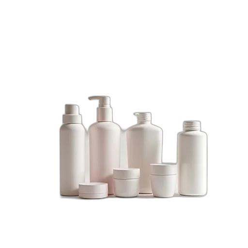 bottle, 3d render, monochrome, pastel transparent PNG cut-out