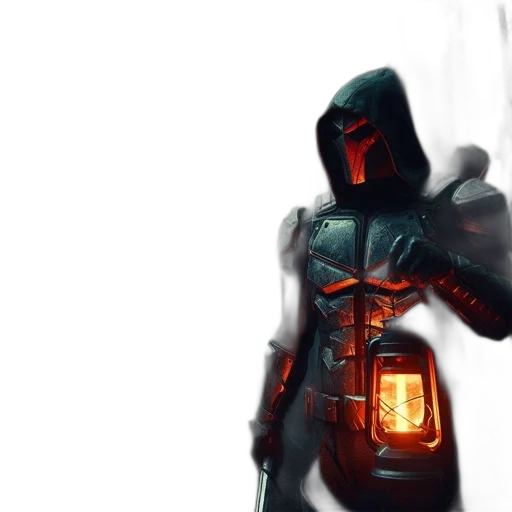 sword, robot, weapon, jacket transparent PNG cut-out
