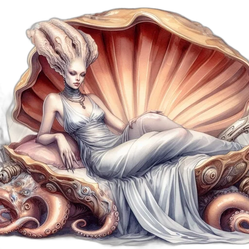 dress, creature, dragon, crown transparent PNG cut-out
